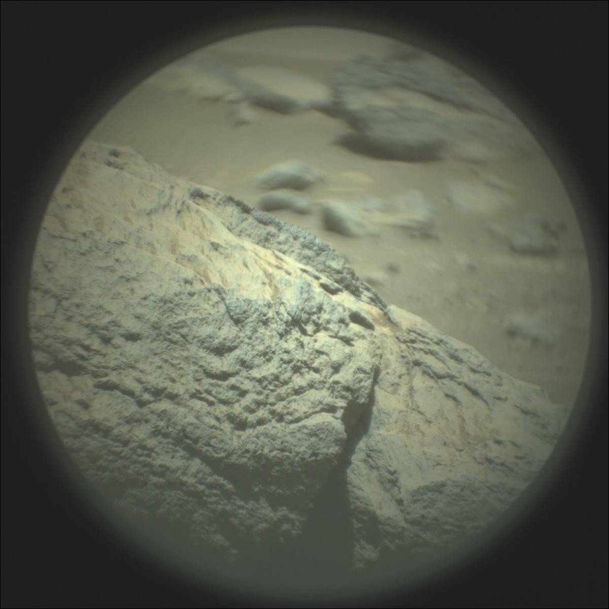 This image was taken by SUPERCAM_RMI onboard NASA's Mars rover Perseverance on Sol 155