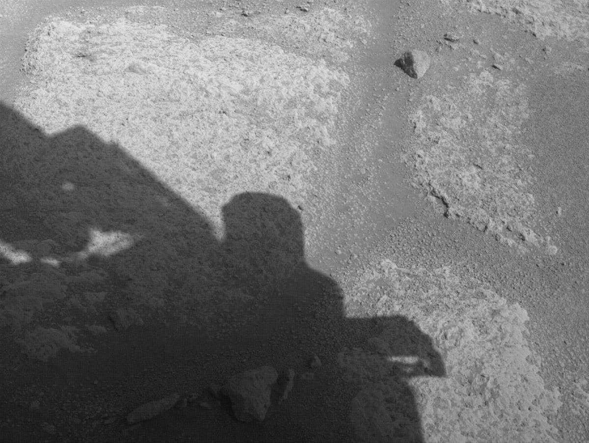This image was taken by FRONT_HAZCAM_LEFT_A onboard NASA's Mars rover Perseverance on Sol 157