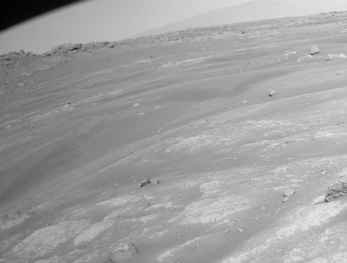 This image was taken by FRONT_HAZCAM_RIGHT_A onboard NASA's Mars rover Perseverance on Sol 157