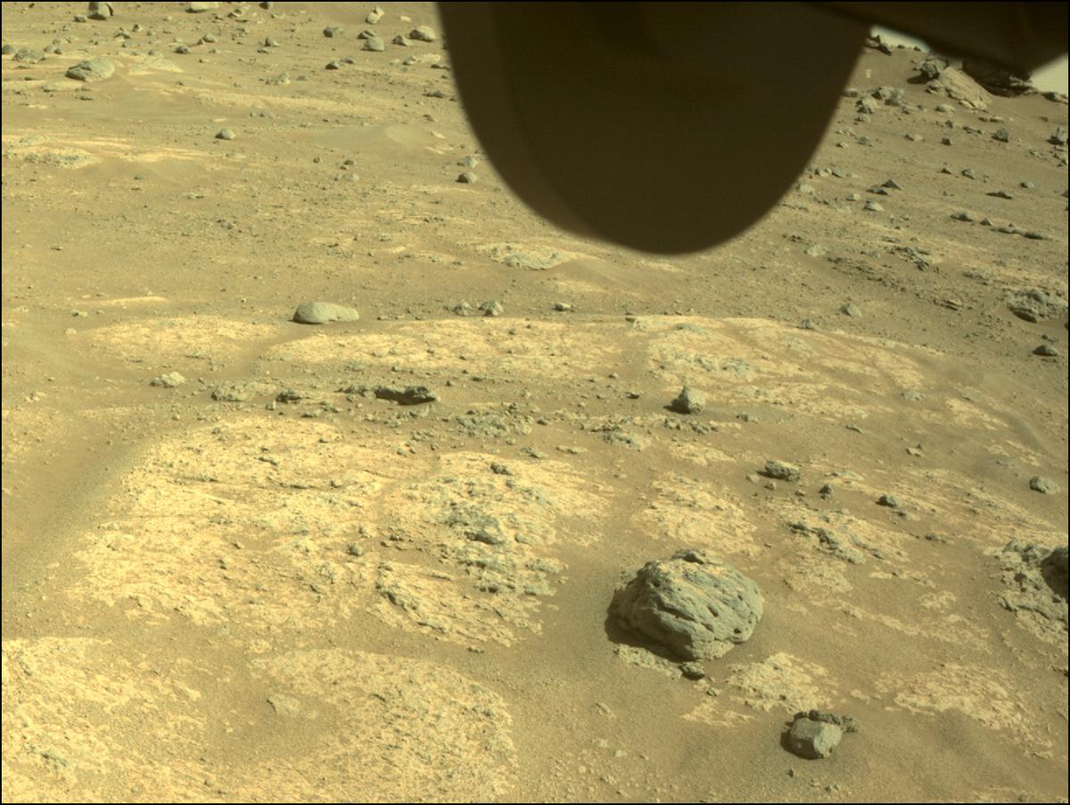 This image was taken by FRONT_HAZCAM_RIGHT_A onboard NASA's Mars rover Perseverance on Sol 157