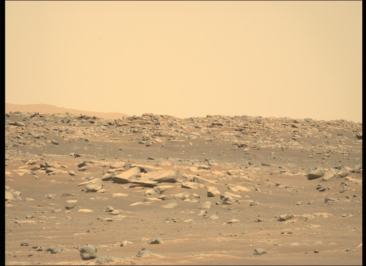 This image was taken by MCZ_LEFT onboard NASA's Mars rover Perseverance on Sol 158