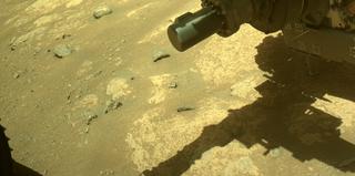 View image taken on Mars, Mars Perseverance Sol 160: Front Left Hazard Avoidance Camera (Hazcam)