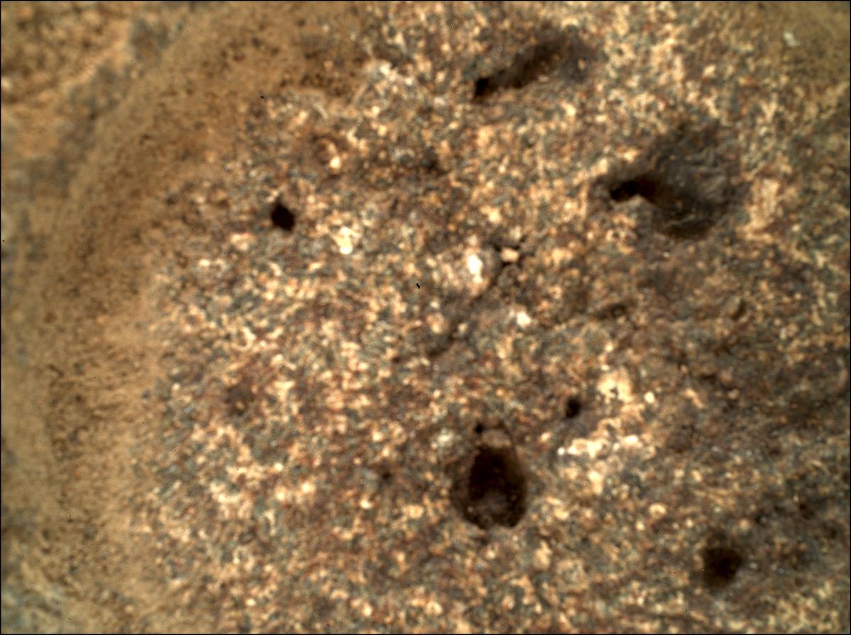This image was taken by SHERLOC_WATSON onboard NASA's Mars rover Perseverance on Sol 161
