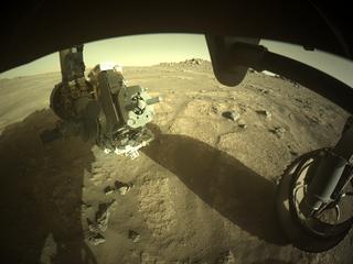 View image taken on Mars, Mars Perseverance Sol 162: Front Right Hazard Avoidance Camera (Hazcam)