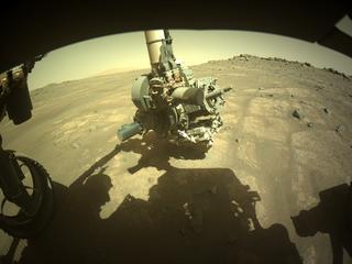 View image taken on Mars, Mars Perseverance Sol 165: Front Left Hazard Avoidance Camera (Hazcam)