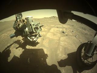 View image taken on Mars, Mars Perseverance Sol 165: Front Right Hazard Avoidance Camera (Hazcam)