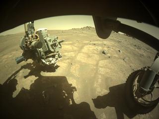 View image taken on Mars, Mars Perseverance Sol 165: Front Right Hazard Avoidance Camera (Hazcam)