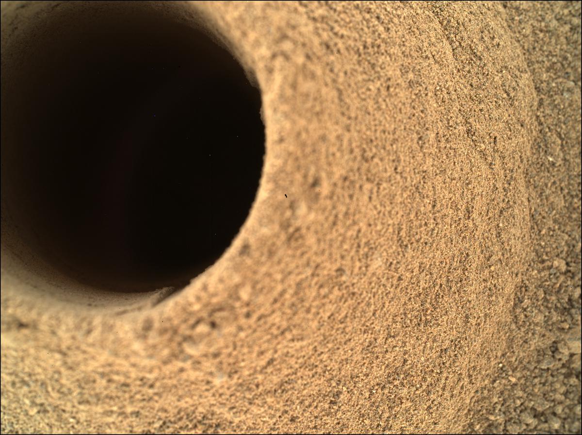 This image was taken by SHERLOC_WATSON onboard NASA's Mars rover Perseverance on Sol 165