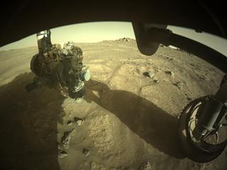 View image taken on Mars, Mars Perseverance Sol 166: Front Right Hazard Avoidance Camera (Hazcam)