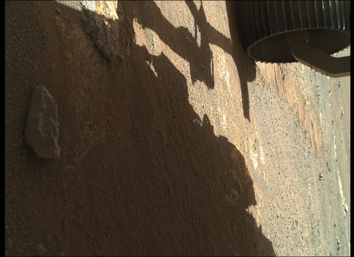 This image was taken by SHERLOC_WATSON onboard NASA's Mars rover Perseverance on Sol 166