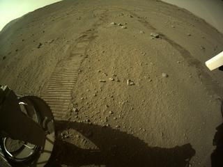 View image taken on Mars, Mars Perseverance Sol 168: Rear Left Hazard Avoidance Camera (Hazcam)