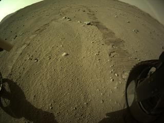 View image taken on Mars, Mars Perseverance Sol 168: Rear Right Hazard Avoidance Camera (Hazcam)