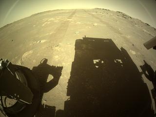 View image taken on Mars, Mars Perseverance Sol 169: Rear Left Hazard Avoidance Camera (Hazcam)