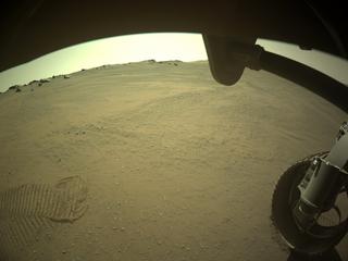 View image taken on Mars, Mars Perseverance Sol 170: Front Right Hazard Avoidance Camera (Hazcam)