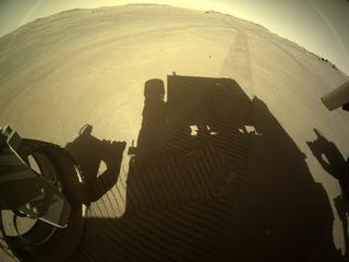View image taken on Mars, Mars Perseverance Sol 170: Rear Left Hazard Avoidance Camera (Hazcam)