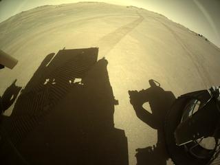 View image taken on Mars, Mars Perseverance Sol 170: Rear Right Hazard Avoidance Camera (Hazcam)