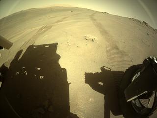 View image taken on Mars, Mars Perseverance Sol 171: Rear Right Hazard Avoidance Camera (Hazcam)