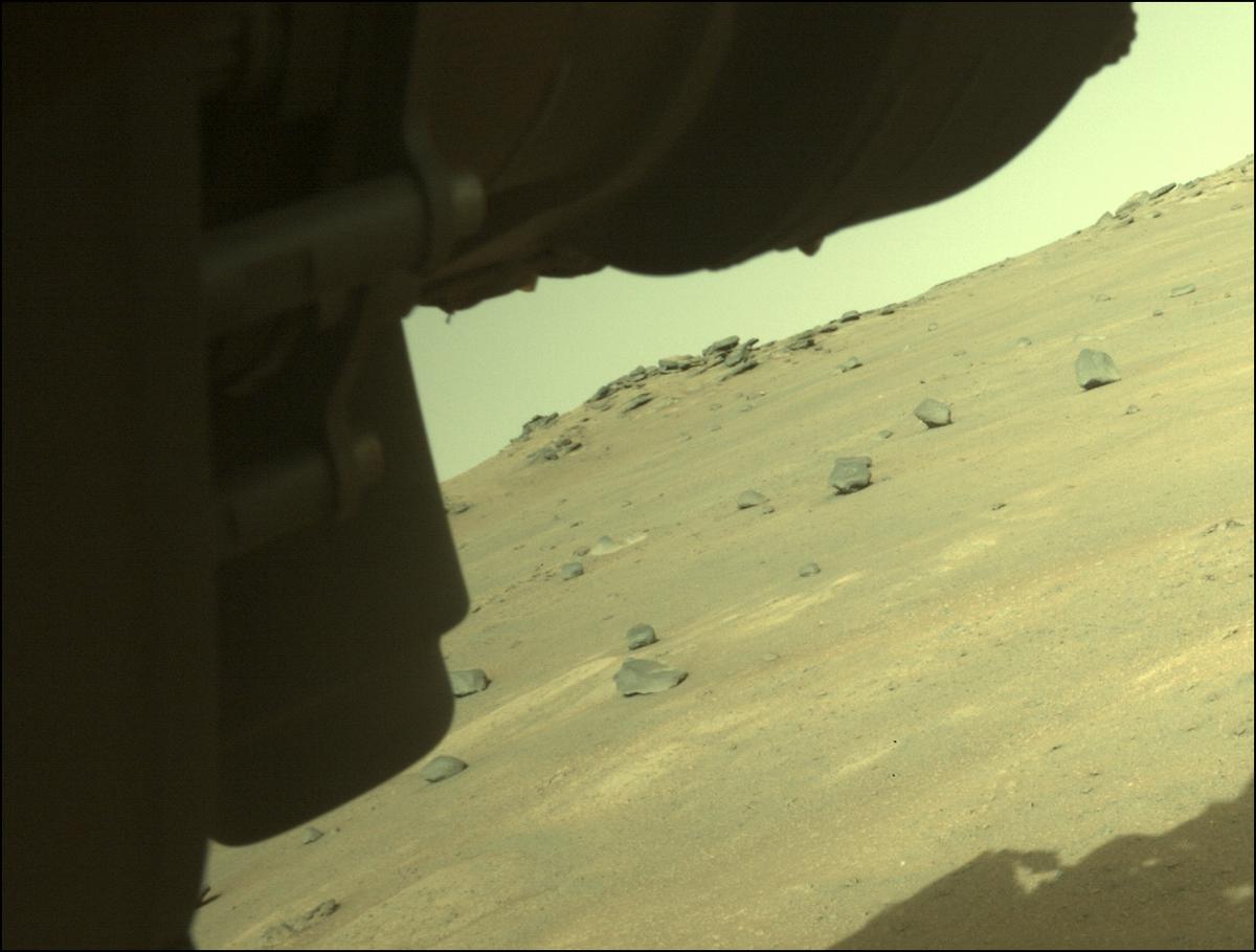 This image was taken by FRONT_HAZCAM_LEFT_A onboard NASA's Mars rover Perseverance on Sol 173