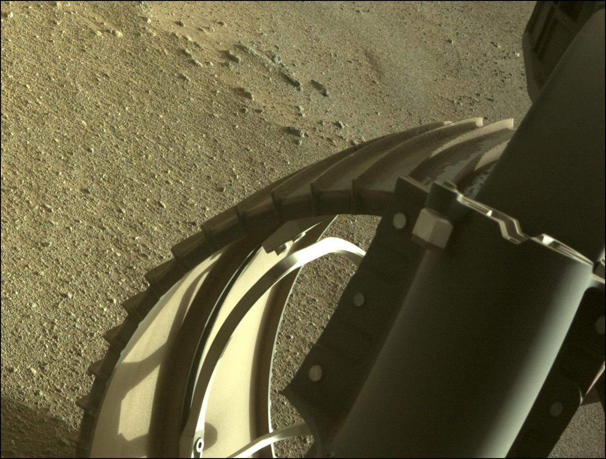 This image was taken by FRONT_HAZCAM_RIGHT_A onboard NASA's Mars rover Perseverance on Sol 173