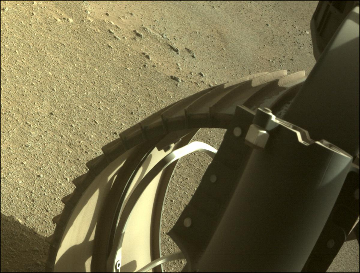 This image was taken by FRONT_HAZCAM_RIGHT_A onboard NASA's Mars rover Perseverance on Sol 173