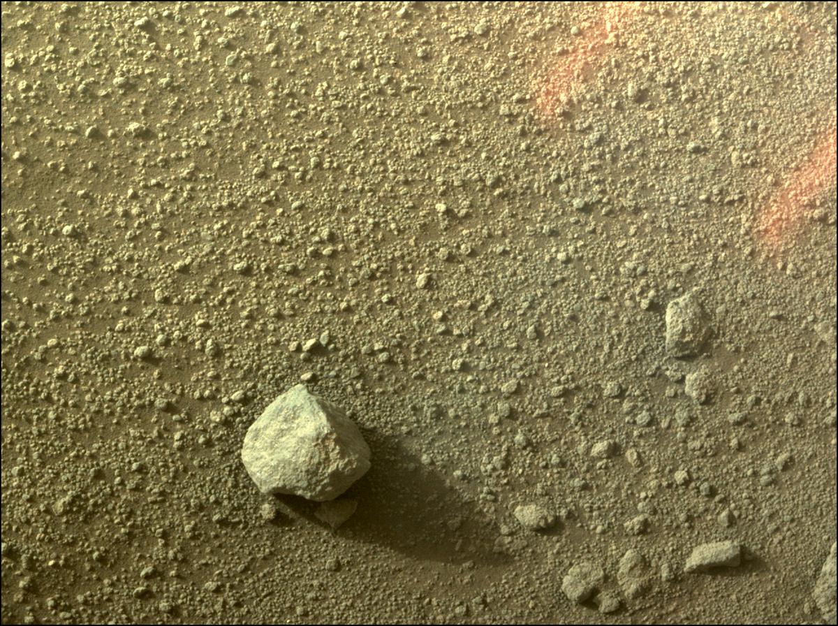 This image was taken by REAR_HAZCAM_LEFT onboard NASA's Mars rover Perseverance on Sol 173