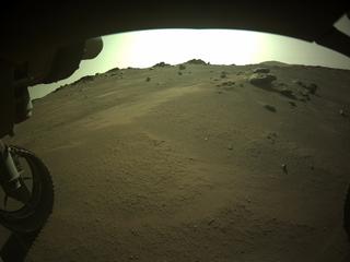 View image taken on Mars, Mars Perseverance Sol 177: Front Left Hazard Avoidance Camera (Hazcam)