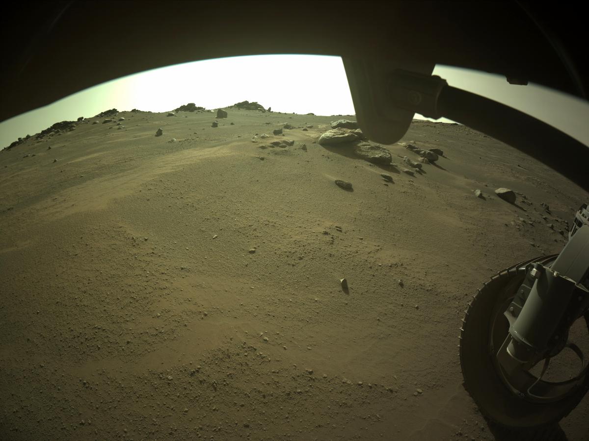 This image was taken by FRONT_HAZCAM_RIGHT_A onboard NASA's Mars rover Perseverance on Sol 177