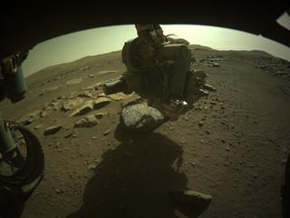 View image taken on Mars, Mars Perseverance Sol 182: Front Left Hazard Avoidance Camera (Hazcam)