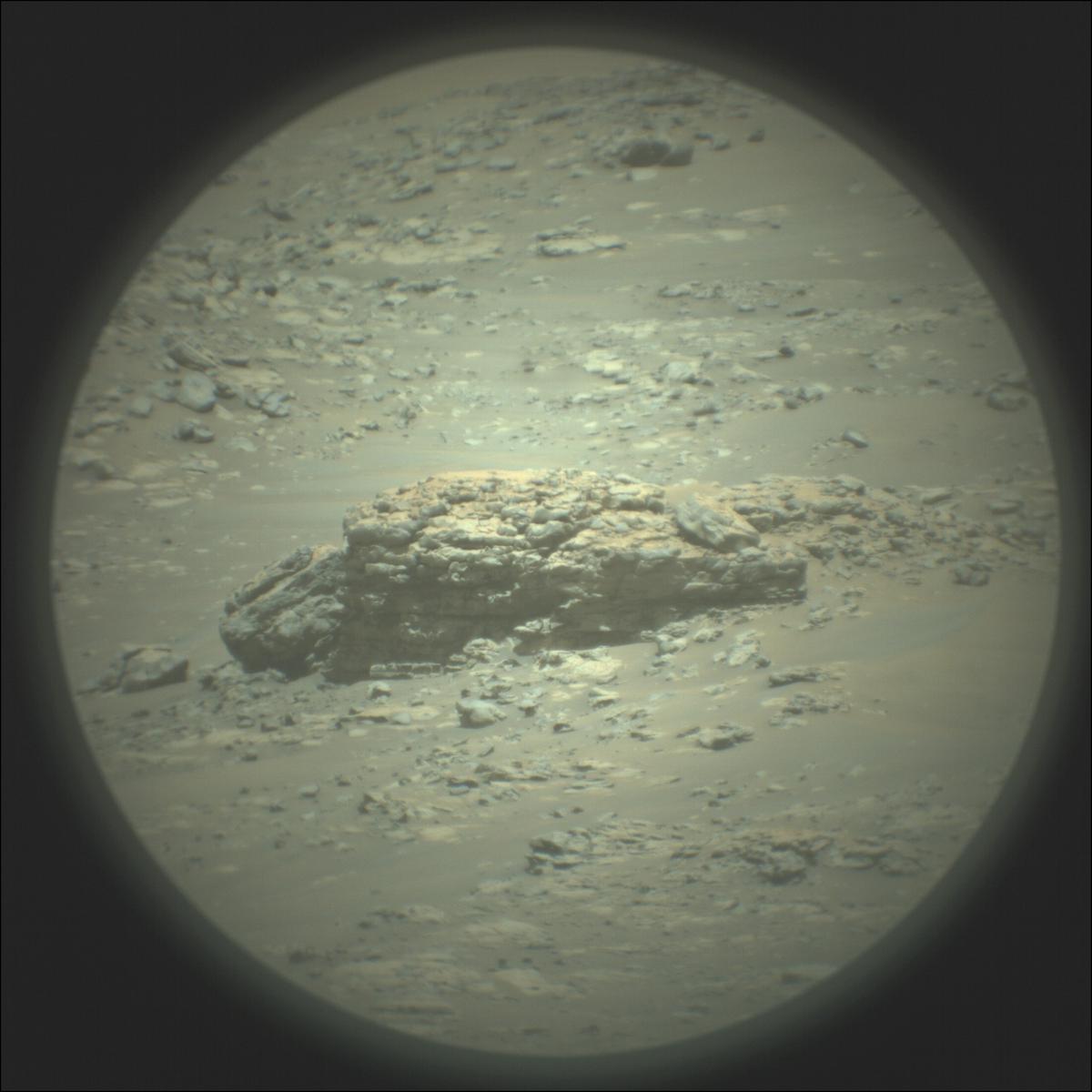 This image was taken by SUPERCAM_RMI onboard NASA's Mars rover Perseverance on Sol 184