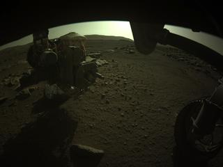 View image taken on Mars, Mars Perseverance Sol 186: Front Right Hazard Avoidance Camera (Hazcam)