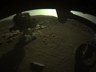 View image taken on Mars, Mars Perseverance Sol 188: Front Right Hazard Avoidance Camera (Hazcam)