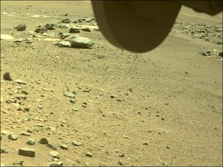View image taken on Mars, Mars Perseverance Sol 190: Front Right Hazard Avoidance Camera (Hazcam)
