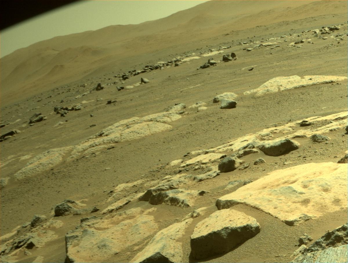 This image was taken by FRONT_HAZCAM_RIGHT_A onboard NASA's Mars rover Perseverance on Sol 192