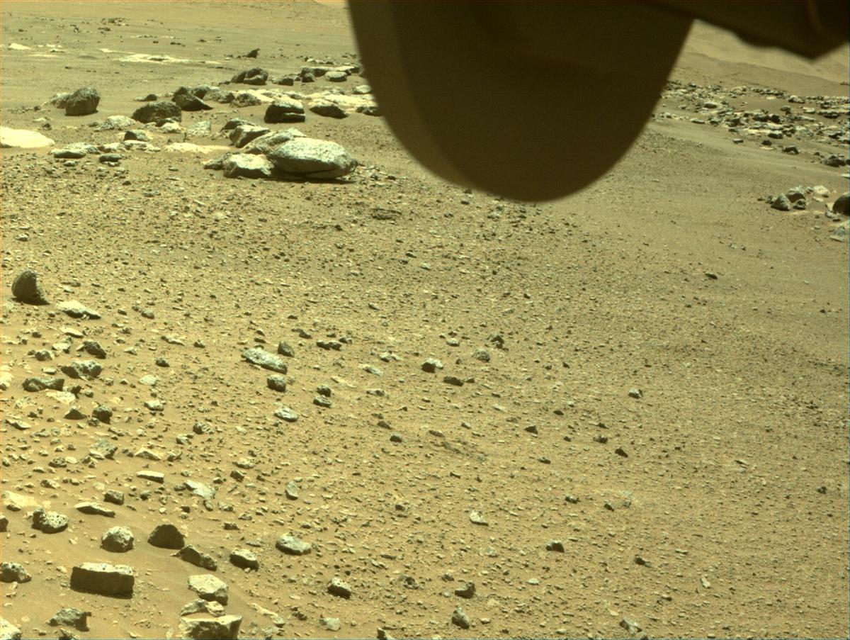 This image was taken by FRONT_HAZCAM_RIGHT_A onboard NASA's Mars rover Perseverance on Sol 192