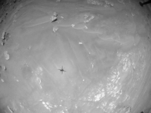 This image was taken by HELI_NAV onboard NASA's Mars rover Perseverance on Sol 193