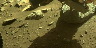 View image taken on Mars, Mars Perseverance Sol 196: Front Left Hazard Avoidance Camera (Hazcam)