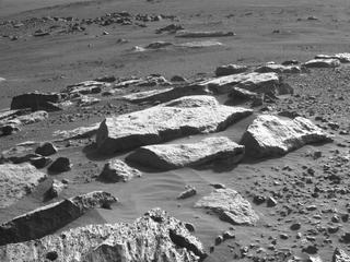 View image taken on Mars, Mars Perseverance Sol 196: Front Right Hazard Avoidance Camera (Hazcam)