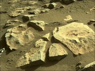 View image taken on Mars, Mars Perseverance Sol 196: Left Navigation Camera (Navcam)
