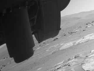 View image taken on Mars, Mars Perseverance Sol 197: Front Left Hazard Avoidance Camera (Hazcam)