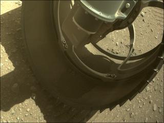 View image taken on Mars, Mars Perseverance Sol 197: Front Right Hazard Avoidance Camera (Hazcam)