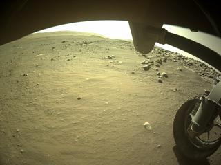 View image taken on Mars, Mars Perseverance Sol 199: Front Right Hazard Avoidance Camera (Hazcam)
