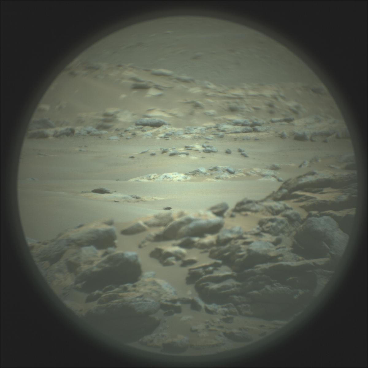 This image was taken by SUPERCAM_RMI onboard NASA's Mars rover Perseverance on Sol 199