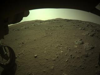 View image taken on Mars, Mars Perseverance Sol 200: Front Left Hazard Avoidance Camera (Hazcam)