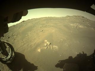 View image taken on Mars, Mars Perseverance Sol 202: Front Left Hazard Avoidance Camera (Hazcam)