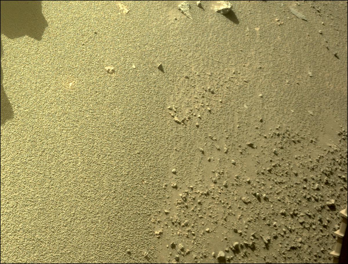 This image was taken by FRONT_HAZCAM_LEFT_A onboard NASA's Mars rover Perseverance on Sol 204