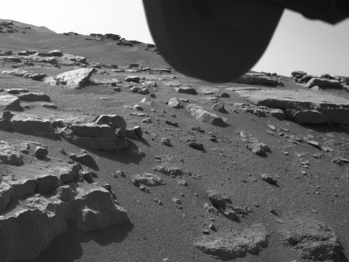 This image was taken by FRONT_HAZCAM_RIGHT_A onboard NASA's Mars rover Perseverance on Sol 204