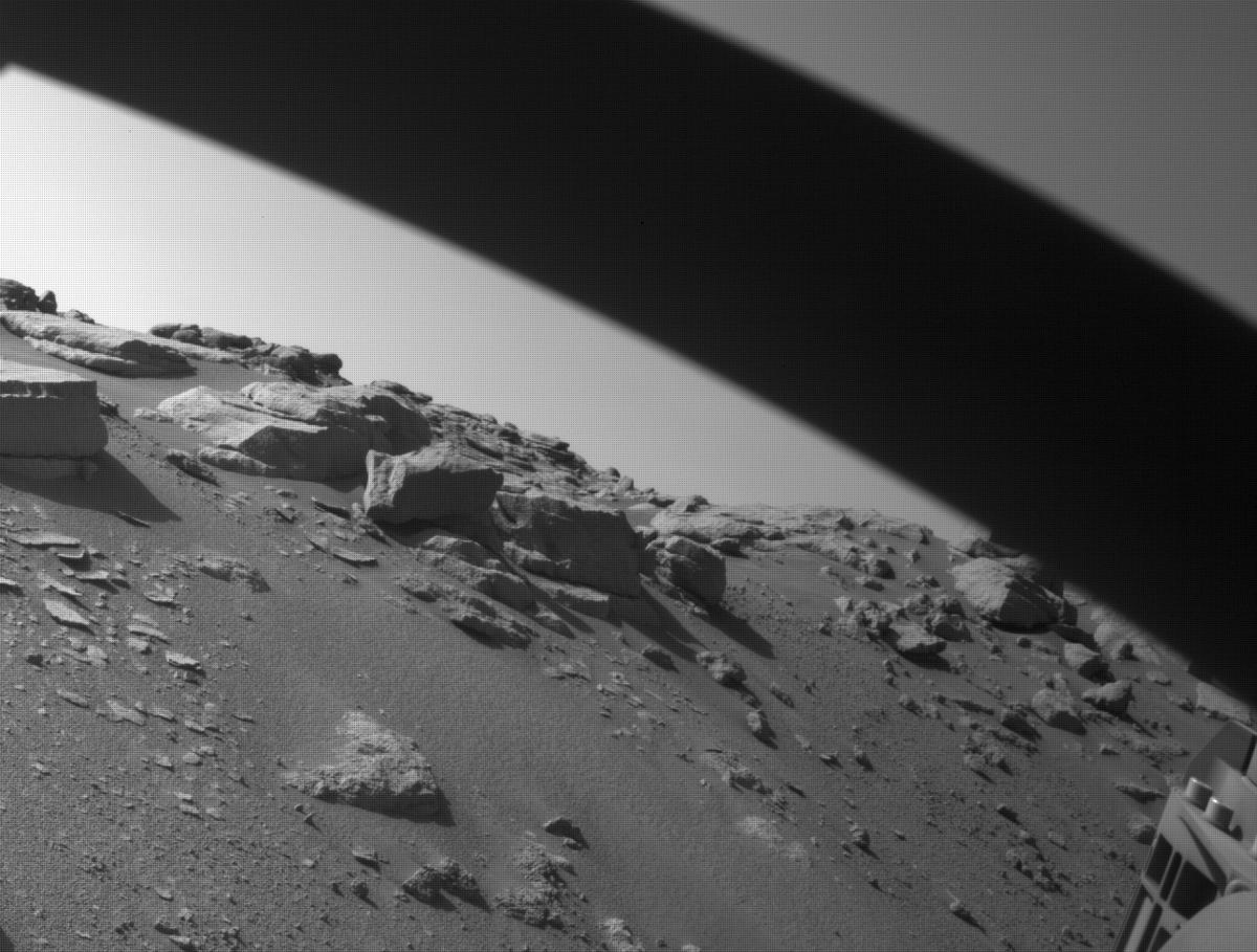 This image was taken by FRONT_HAZCAM_RIGHT_A onboard NASA's Mars rover Perseverance on Sol 204