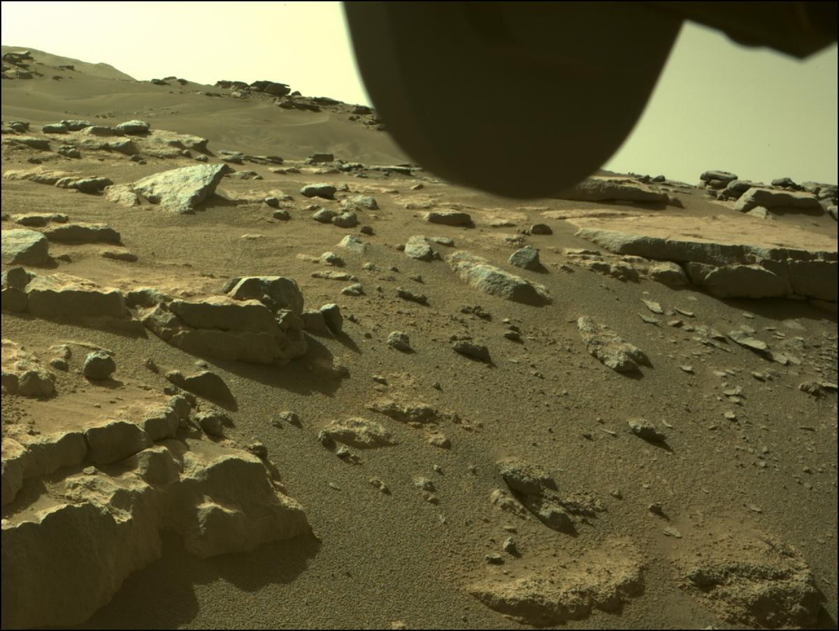 This image was taken by FRONT_HAZCAM_RIGHT_A onboard NASA's Mars rover Perseverance on Sol 204