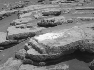 View image taken on Mars, Mars Perseverance Sol 207: Front Left Hazard Avoidance Camera (Hazcam)