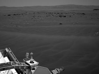 View image taken on Mars, Mars Perseverance Sol 215: Left Navigation Camera (Navcam)